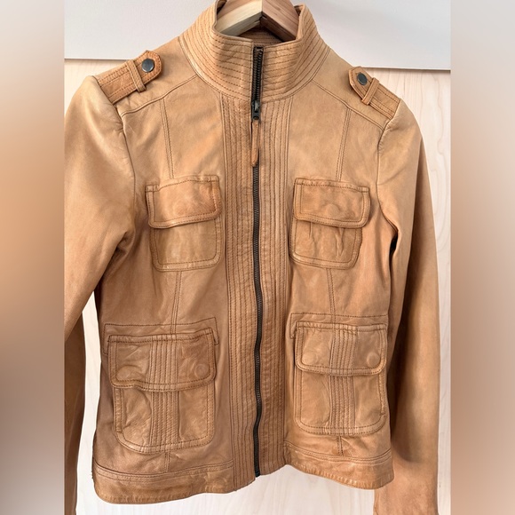 Lucky Brand Leather Jacket - Picture 10 of 12